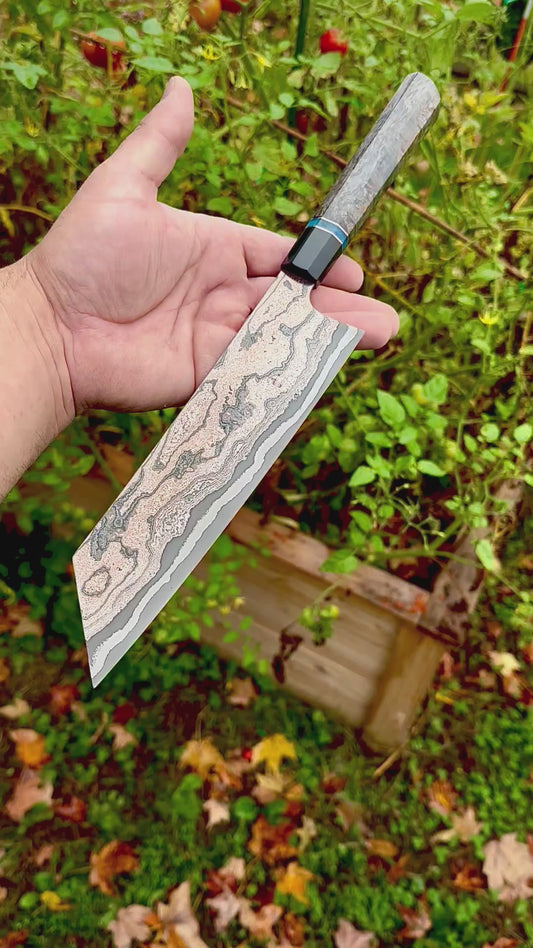 Copper Damascus Bunka