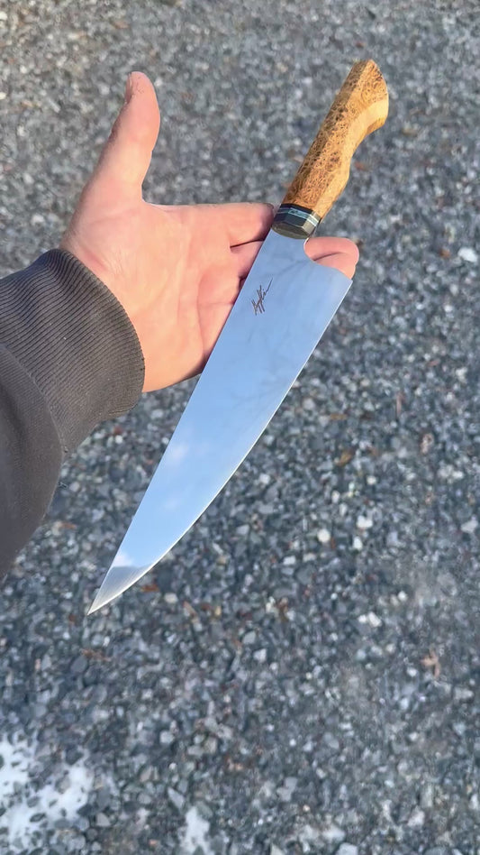 9” Drop point chef